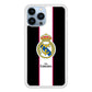Real Madrid Stripe and Black iPhone 14 Pro Case