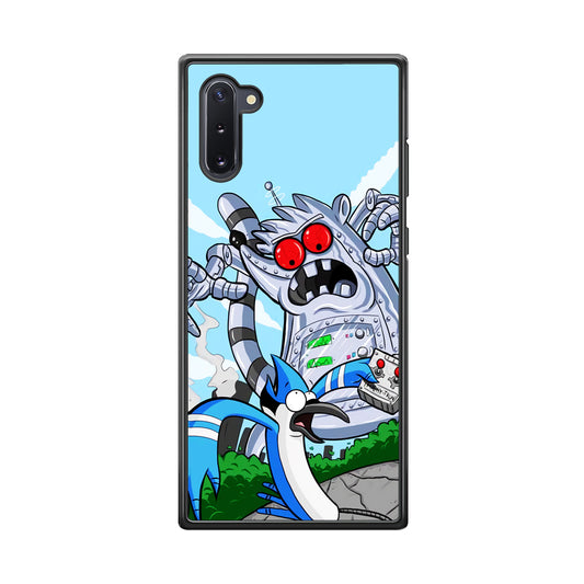 Regular Show Mordecai Battle Rigby Robot Samsung Galaxy Note 10 Case