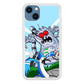 Regular Show Mordecai Battle Rigby Robot iPhone 14 Case