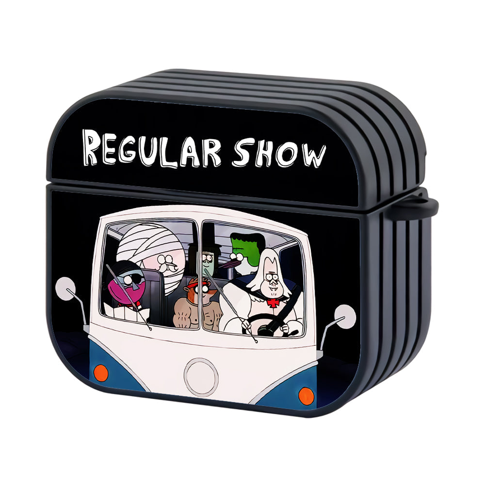 Regular Show Rigby And Friends Night Trip Hard Plastic Case Cover For Apple Airpods 4 - Ezzystore