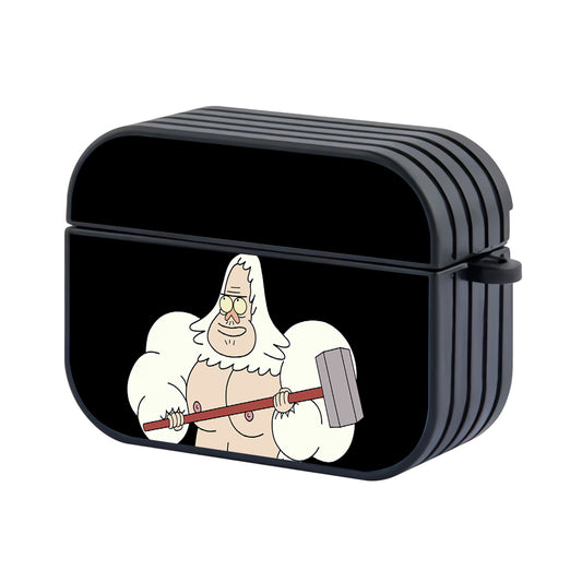 Regular Show Skips Angry Hard Plastic Case Cover For Apple Airpods Pro - Ezzystore