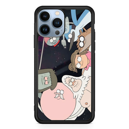 Regular Show Team Work iPhone 15 Pro Max Case