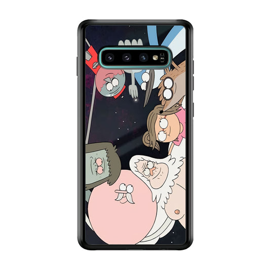 Regular Show Team Work Samsung Galaxy S10 Plus Case