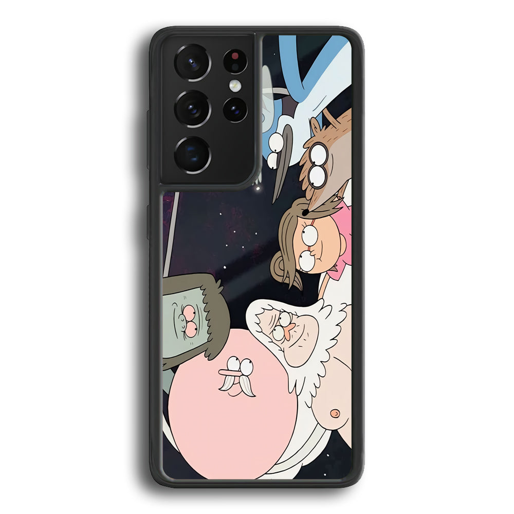 Regular Show Team Work Samsung Galaxy S21 Ultra Case - Ezzystore
