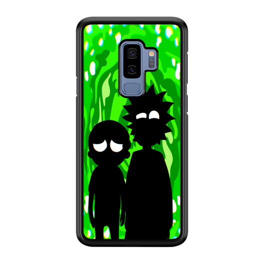 Rick And Morty Silhouette Of Slime Samsung Galaxy S9 Plus Case