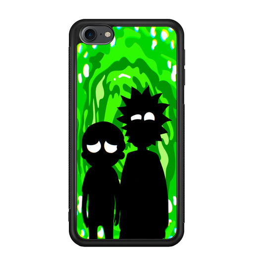 Rick And Morty Silhouette Of Slime iPod Touch 6 Case - Ezzystore