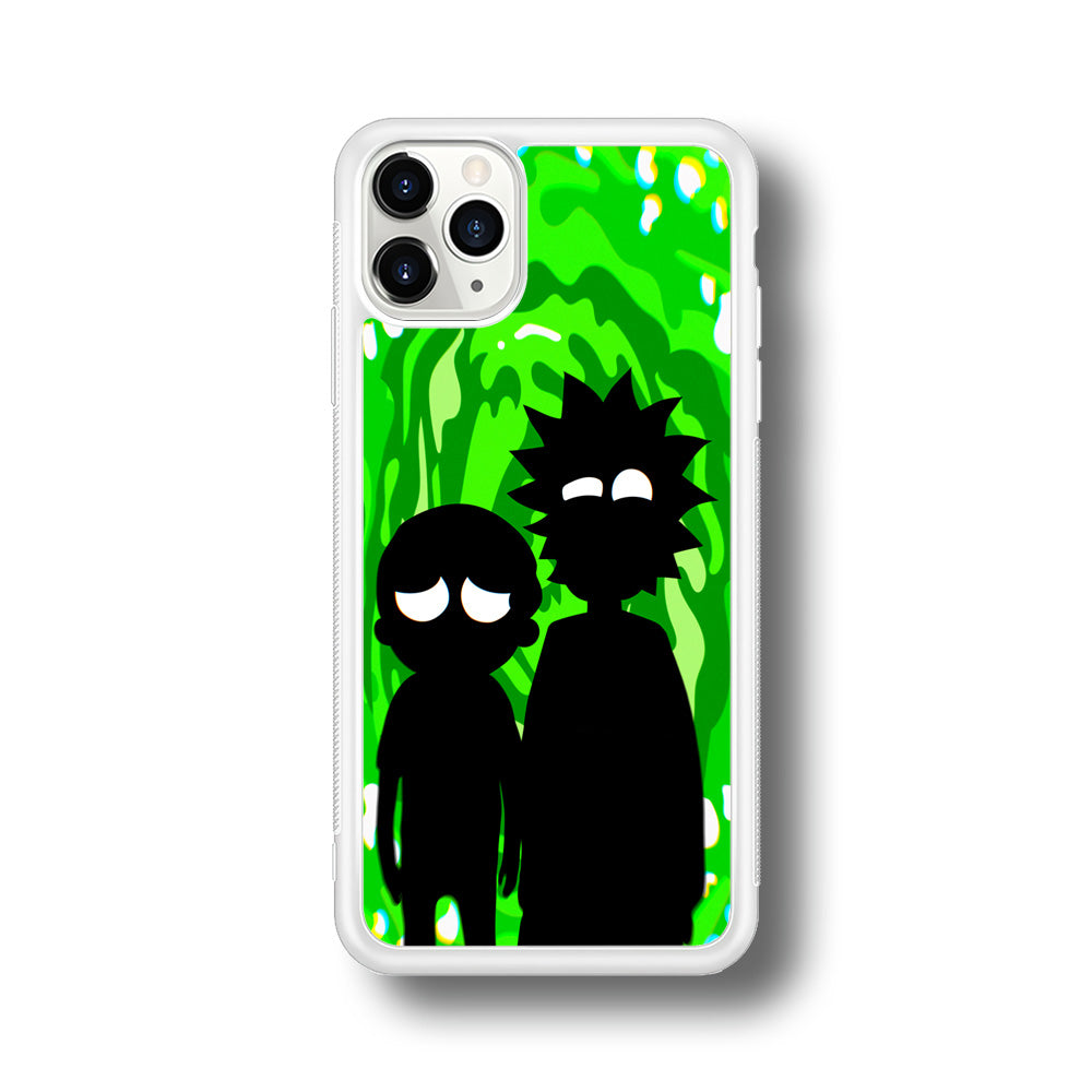 Rick And Morty Silhouette Of Slime iPhone 11 Pro Case