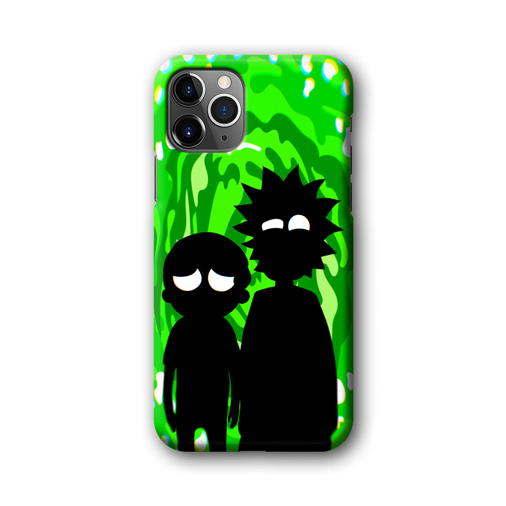 Rick And Morty Silhouette Of Slime iPhone 11 Pro Case