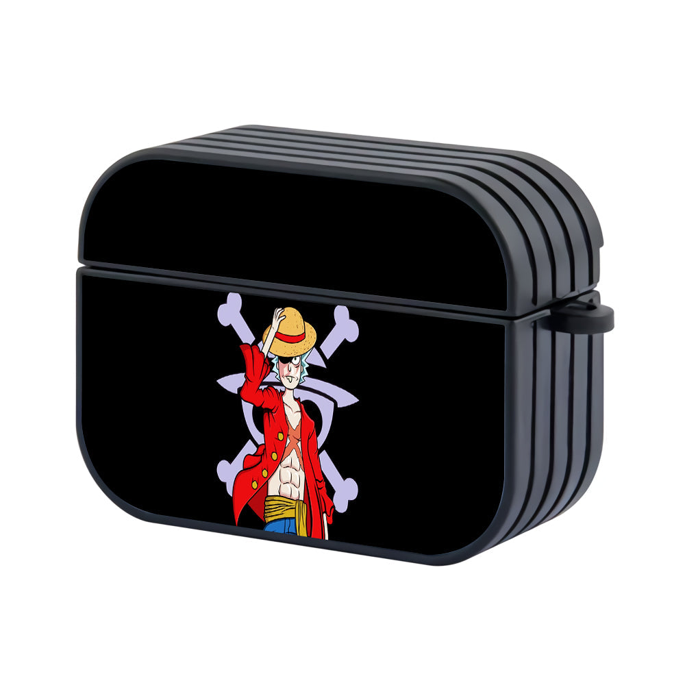 Rick Cosplay Luffy Hard Plastic Case Cover For Apple Airpods Pro 3 - Ezzystore