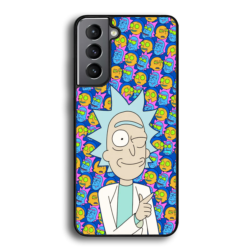 Rick Feel Happy Samsung Galaxy S24 Plus Case - Ezzystore