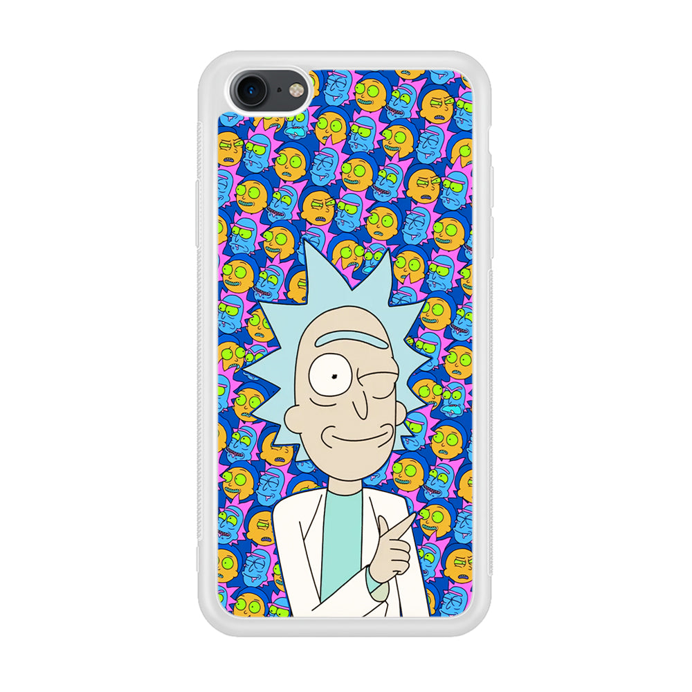 Rick Feel Happy iPhone 8 Case