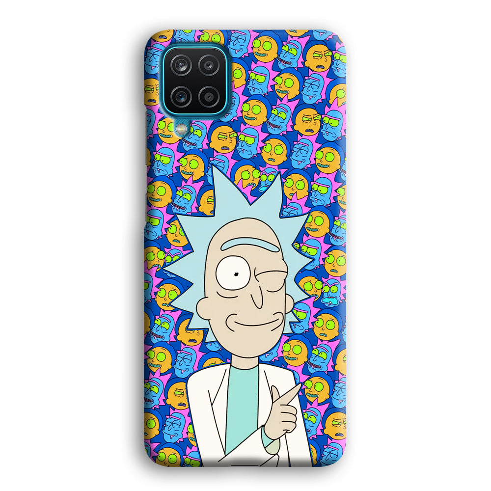 Rick Feel Happy Samsung Galaxy A12 Case