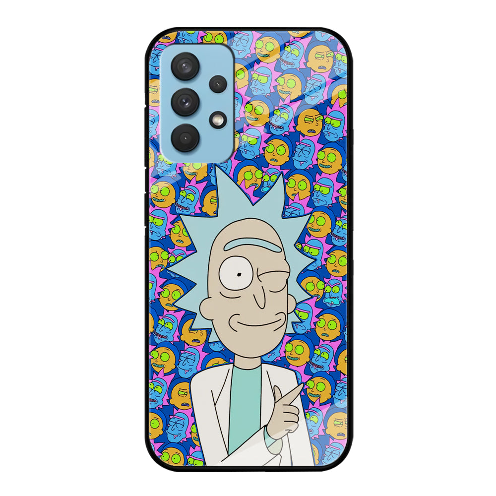 Rick Feel Happy Samsung Galaxy A32 Case