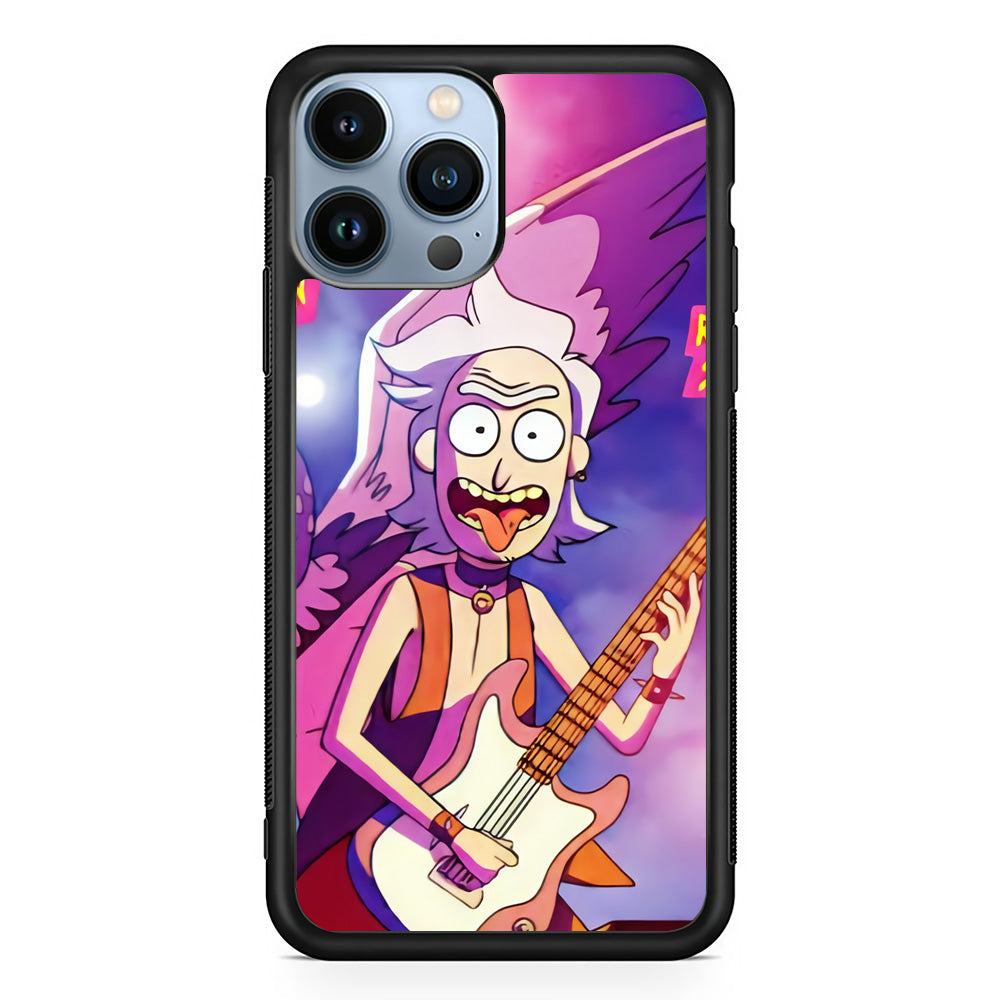 Rick Sanchez Guitaris Style iPhone 15 Pro Case