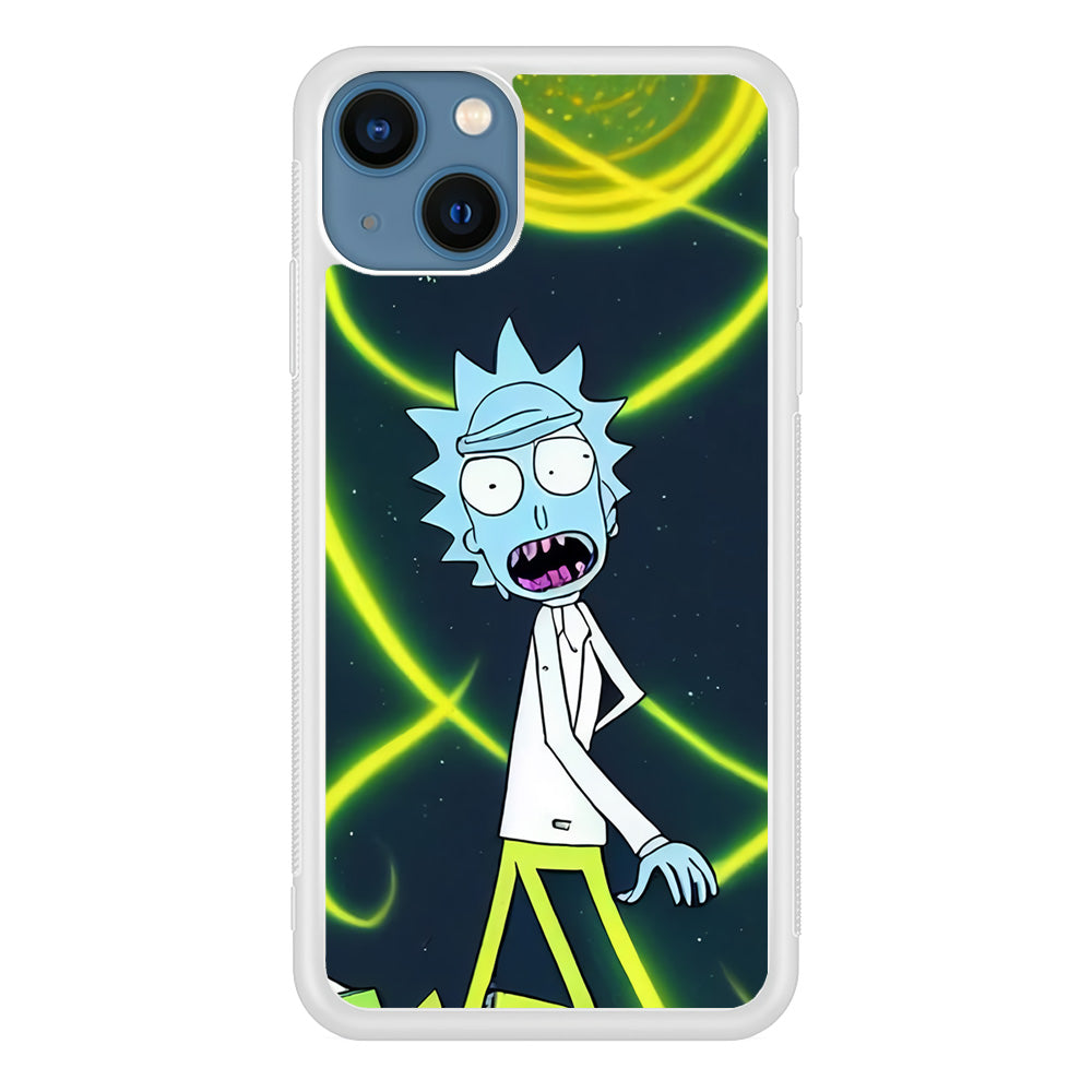 Rick Sanchez Zombie Style iPhone 15 Case