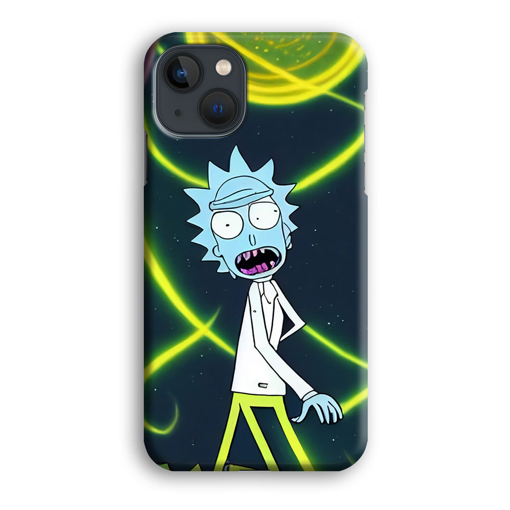 Rick Sanchez Zombie Style iPhone 15 Case