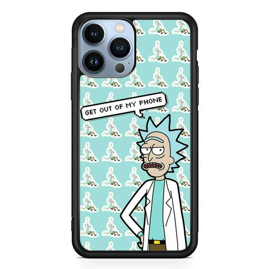 Rick And Morty Meme About Phone iPhone 14 Pro Max Case