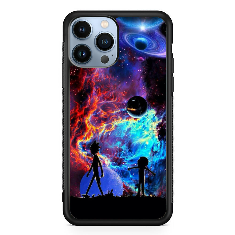 Rick and Morty Aurora iPhone 15 Pro Case
