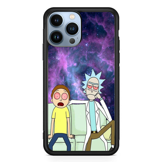 Rick and Morty Stars iPhone 15 Pro Case