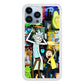 Rick and Morty Dance In Collage iPhone 14 Pro Case