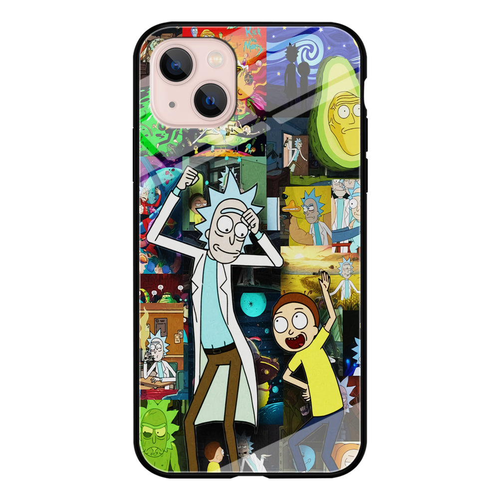 Rick and Morty Dance In Collage iPhone 14 Case