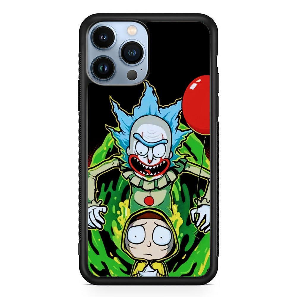 Rick and Morty IT Style iPhone 14 Pro Max Case