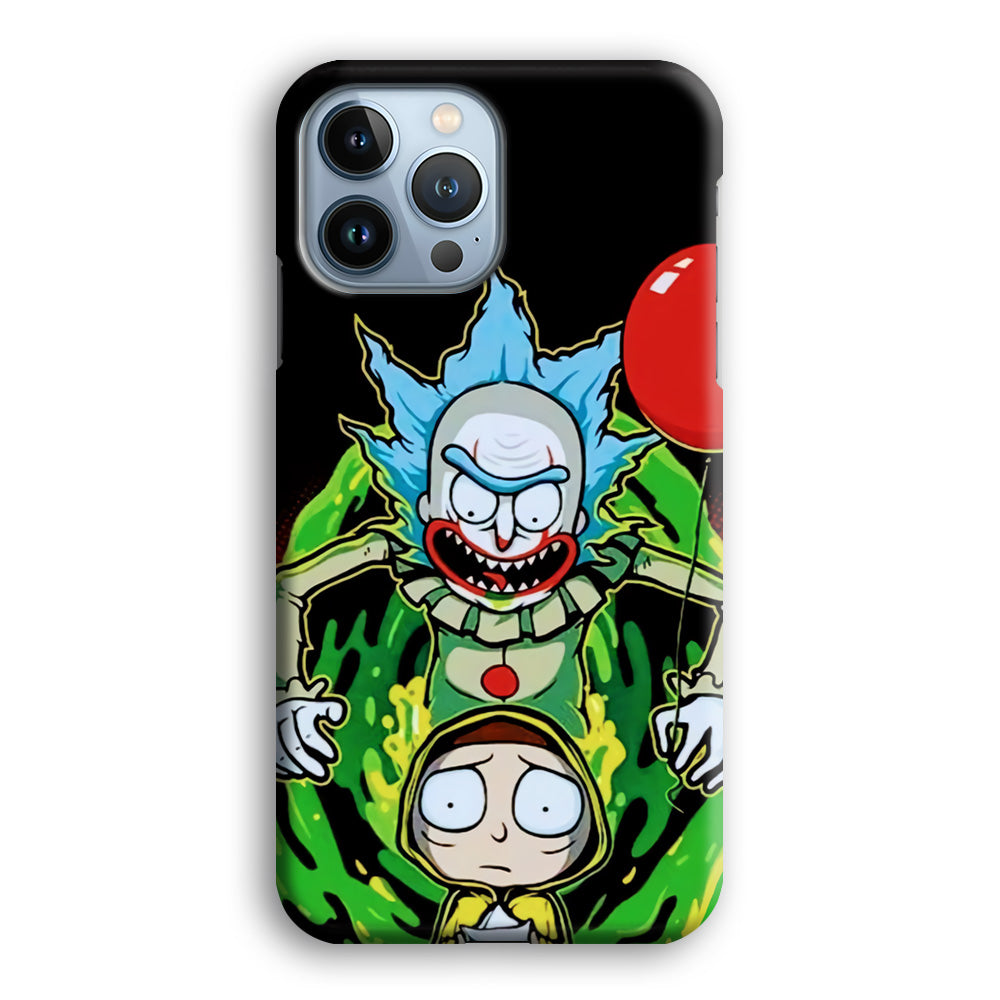 Rick and Morty IT Style iPhone 15 Pro Case