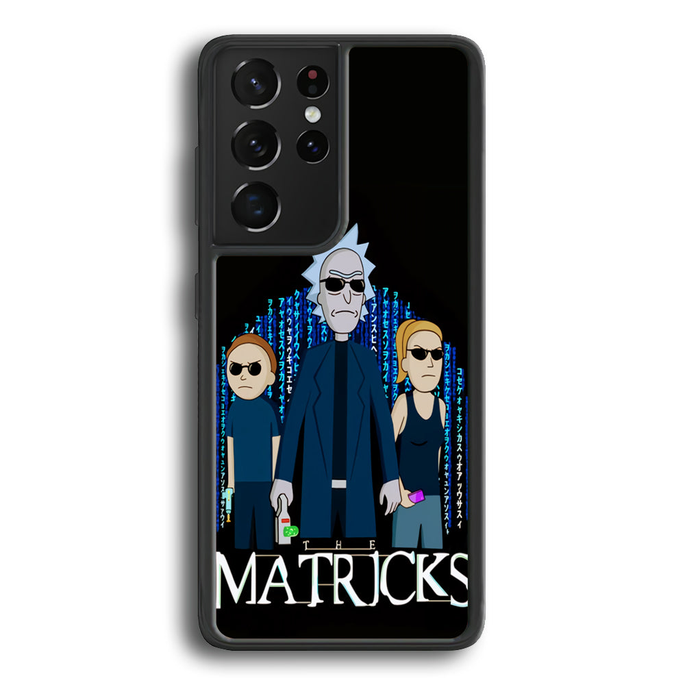 Rick and Morty The Matricks Samsung Galaxy S24 Ultra Case - Ezzystore