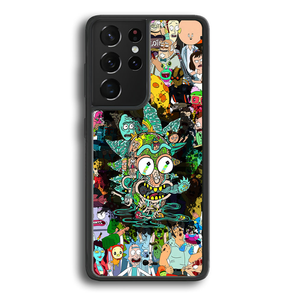 Rick and Morty Thoughts Inside People Samsung Galaxy S24 Ultra Case - Ezzystore