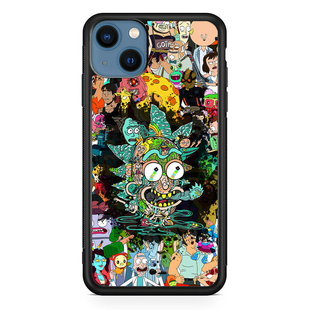 Rick and Morty Thoughts Inside People iPhone 14 Case