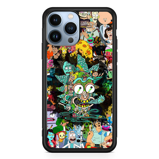 Rick and Morty Thoughts Inside People iPhone 15 Pro Case