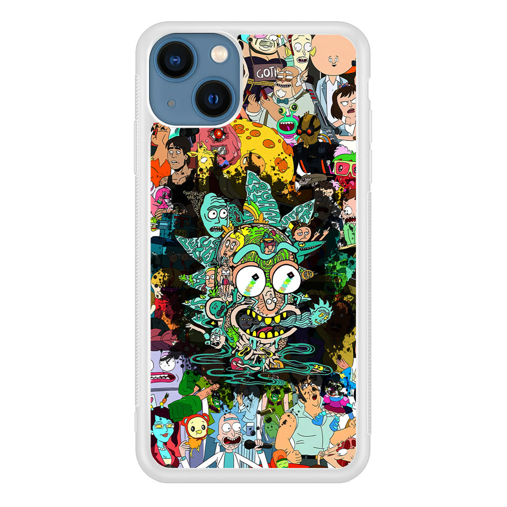 Rick and Morty Thoughts Inside People iPhone 14 Case