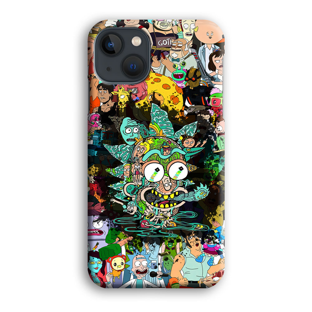 Rick and Morty Thoughts Inside People iPhone 14 Case
