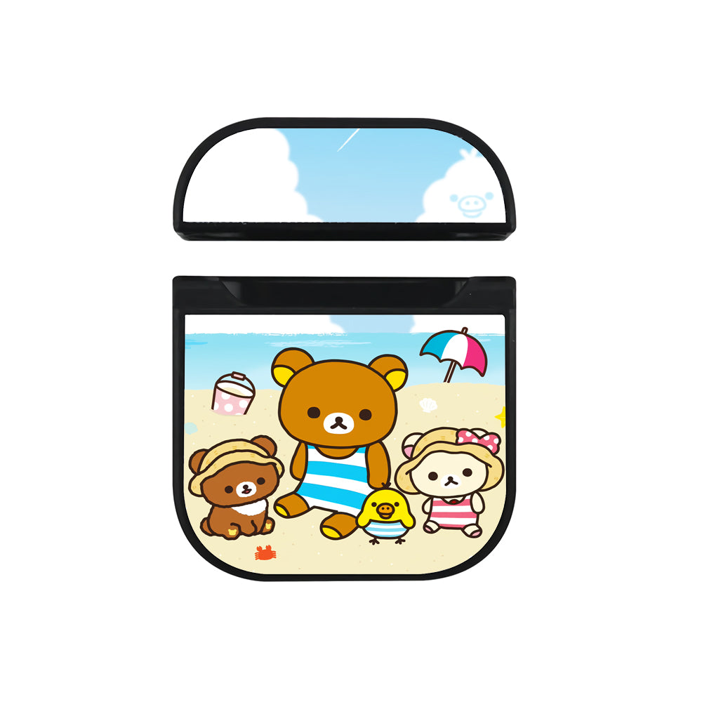 Rilakkuma In Vacation Hard Plastic Case Cover For Apple Airpods