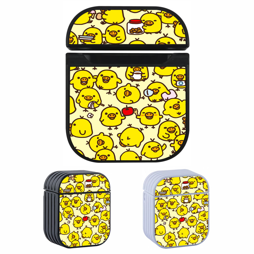 Rilakkuma Kiiroitori Daily Activity Hard Plastic Case Cover For Apple Airpods