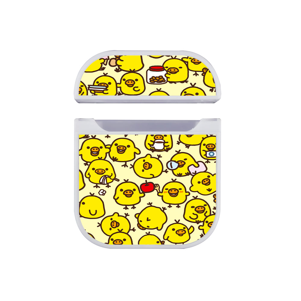 Rilakkuma Kiiroitori Daily Activity Hard Plastic Case Cover For Apple Airpods