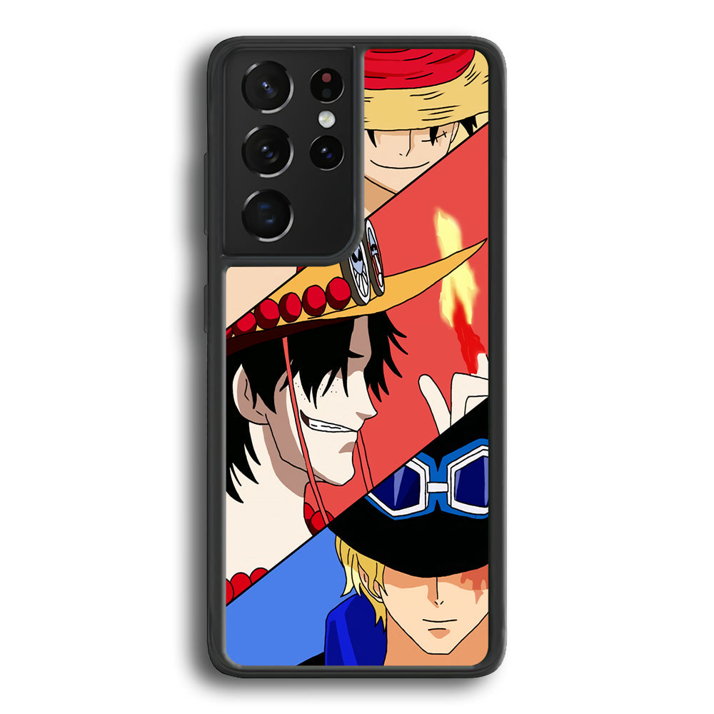 Sabo Ace Luffy One Piece Samsung Galaxy S23 Ultra Case - Ezzystore