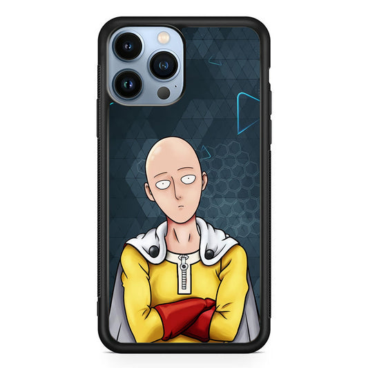 Saitama One Punch Man Angry Mode iPhone 14 Pro Max Case