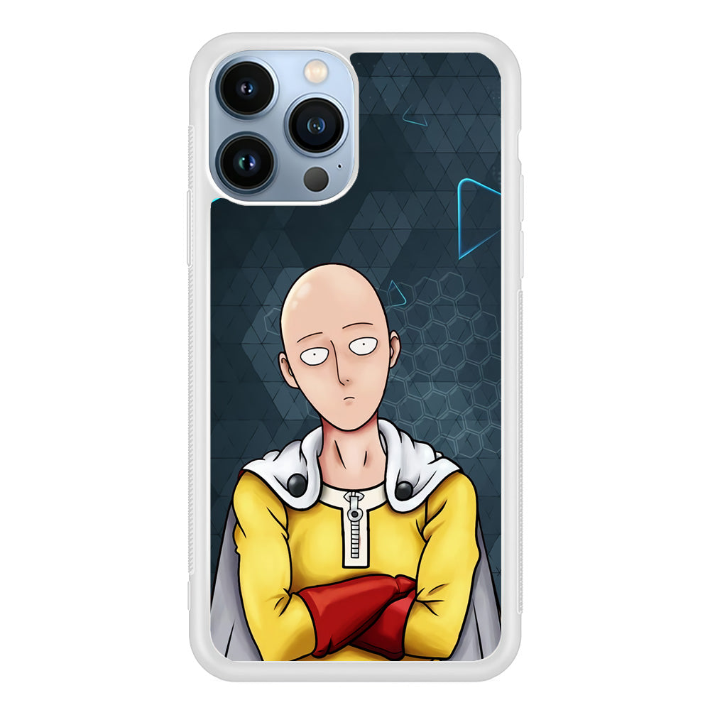 Saitama One Punch Man Angry Mode iPhone 15 Pro Case