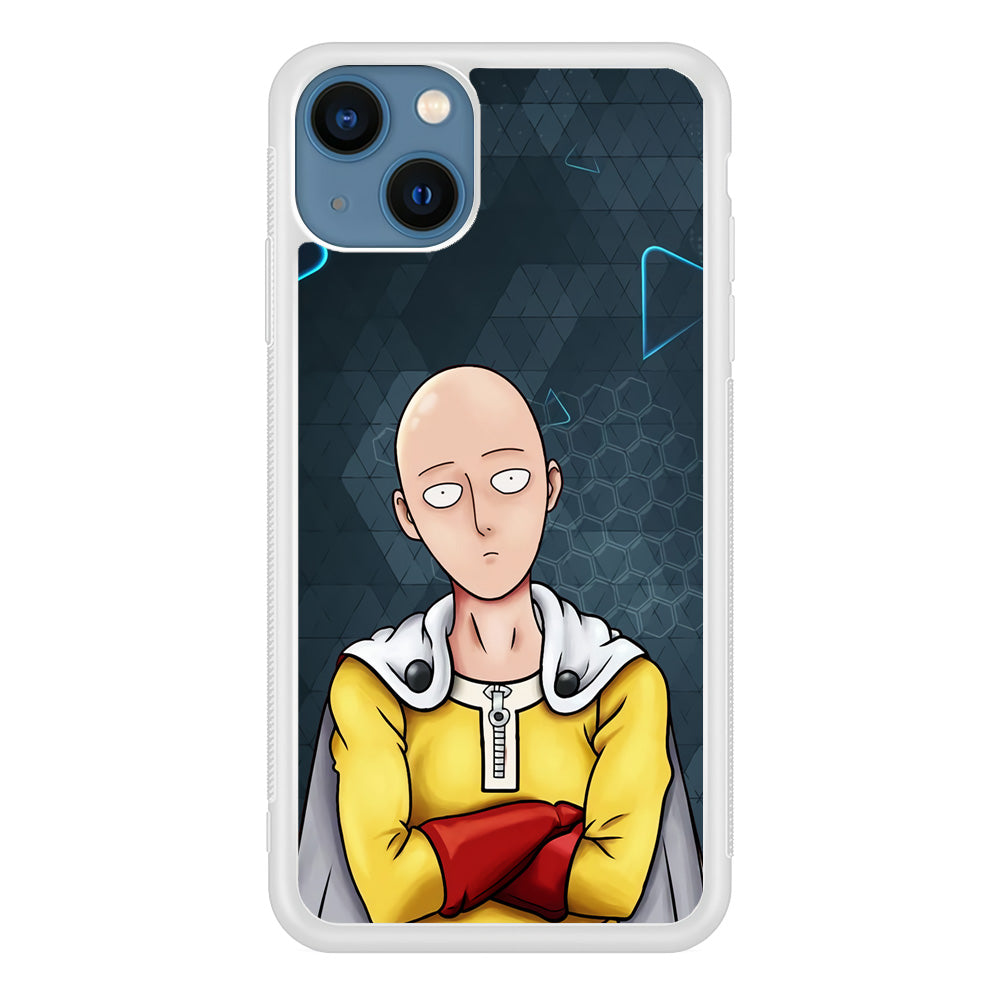 Saitama One Punch Man Angry Mode iPhone 14 Plus Case
