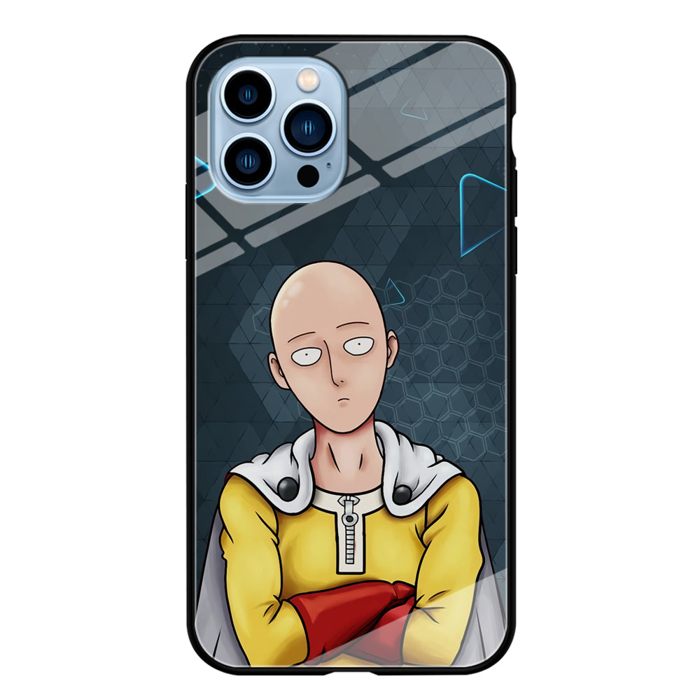 Saitama One Punch Man Angry Mode iPhone 14 Pro Max Case