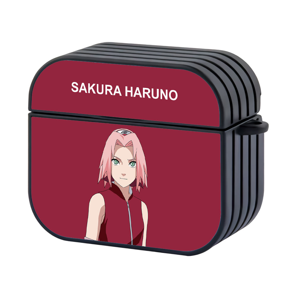Sakura Haruno Character Hard Plastic Case Cover For Apple Airpods 4 - Ezzystore