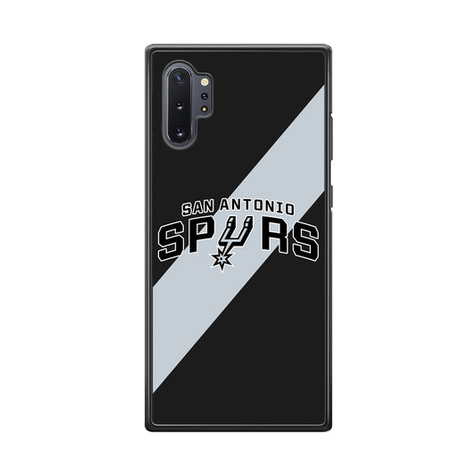 San Antonio Spurs Stripe Grey Samsung Galaxy Note 10 Plus Case