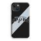 San Antonio Spurs Stripe Grey iPhone 15 Case