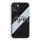 San Antonio Spurs Stripe Grey iPhone 13 Case
