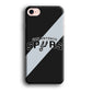 San Antonio Spurs Stripe Grey iPhone 8 Case