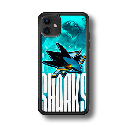 San Jose Sharks Word Of Team iPhone 11 Case