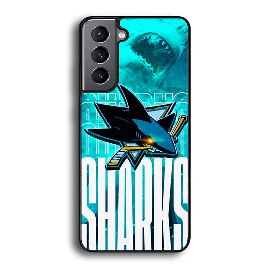 San Jose Sharks Word Of Team Samsung Galaxy S24 Plus Case - Ezzystore