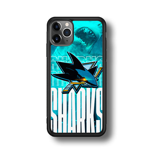 San Jose Sharks Word Of Team iPhone 11 Pro Max Case