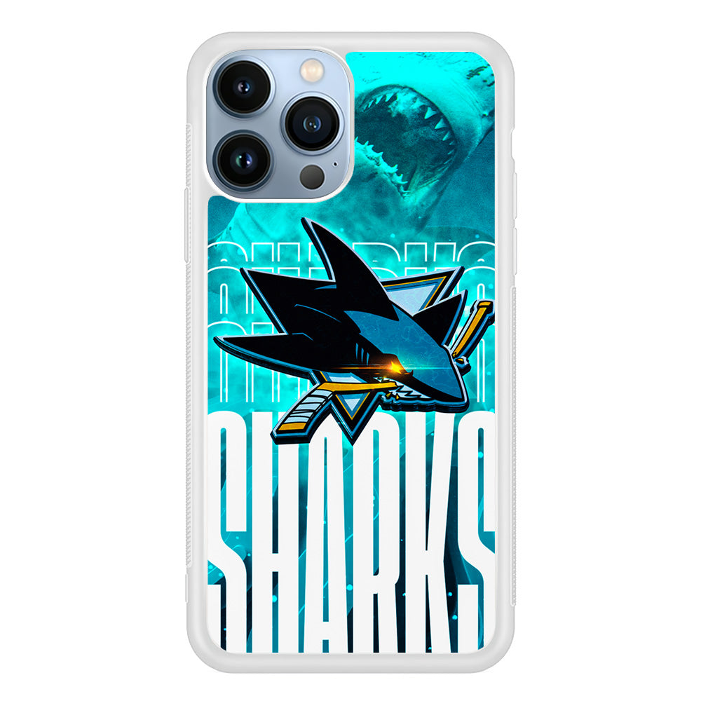 San Jose Sharks Word Of Team iPhone 15 Pro Max Case